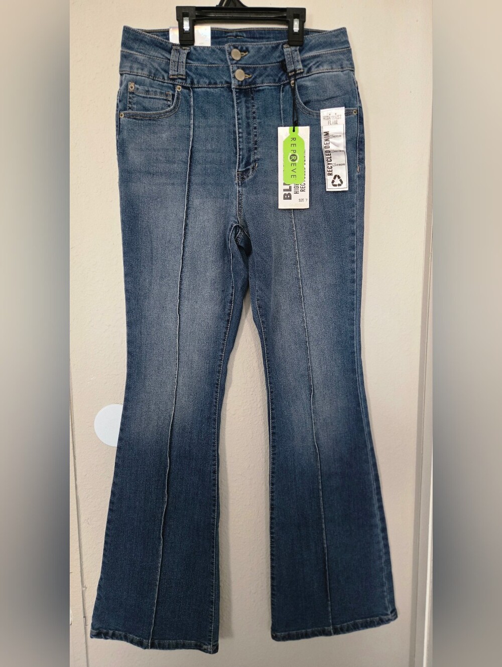 Blue Spice Mid-Rise Dark Blue Bootcut Jeans